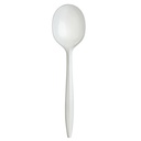 Couteaux en plastique, blanc