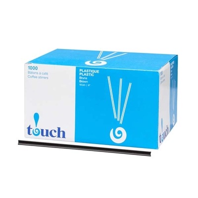 Plastic coffee stirrers