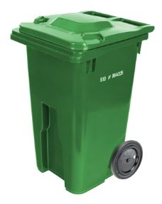 Bac de recyclage sur roues