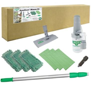 Ensemble d'outils pour lavage de vitre en hauteur Speedclean