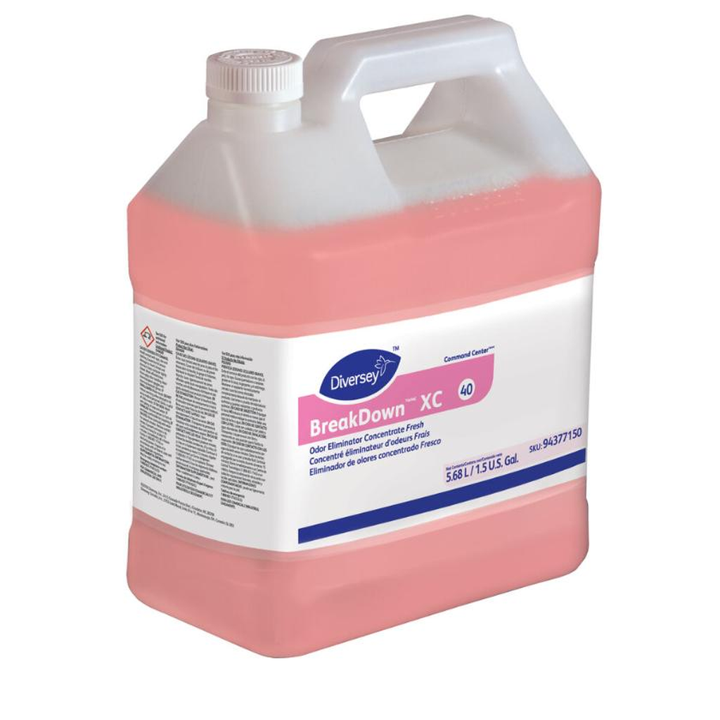 BreakDown® XC 40 Odor Eliminator Concentrate, Fresh – 5.68 L (1.5 gal) Command Center