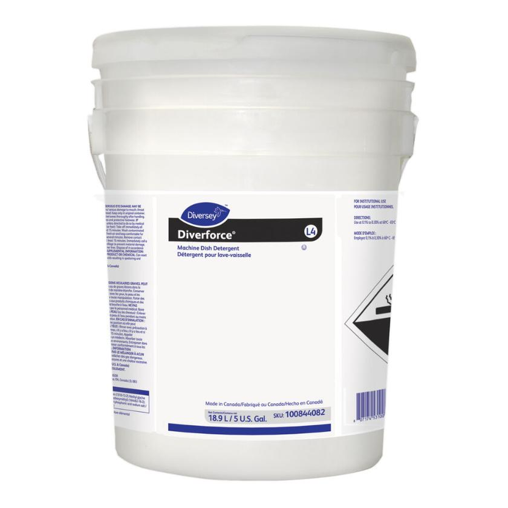 Détergent pour lave-vaisselle Diverforce® L4 – seau de 18,9 L (5 gal)