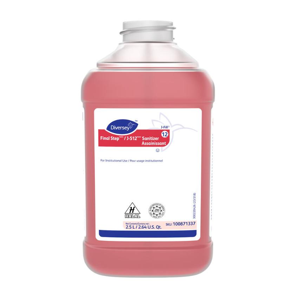 Final Step® / J-512® 12 Sanitizer – 2.5 L, J-Fill® / QuattroSelect®
