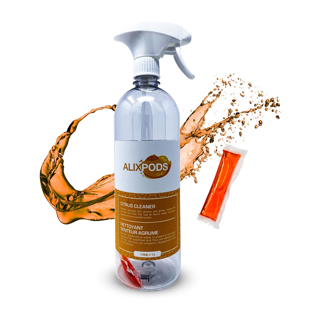 AlixPods Kit de Démarrage Pour Nettoyant Aux Agrumes