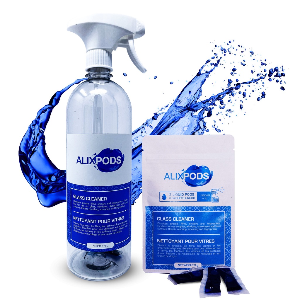 AlixPods Glass Cleaner Starter Kit Bundle