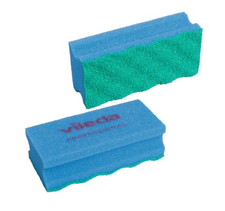VILEDA Blue PurActive Scrubbing Pad (10/pqt)