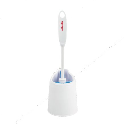 Plastic bowl brush and holder