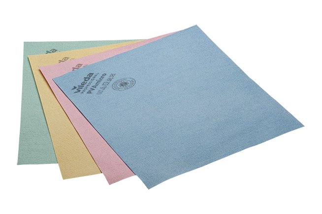 VILEDA PVAmicro Window Cleaning Cloth Yellow 5/pqt
