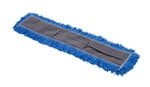 Vadrouille sèche à brins coupés Hi-Stat+ 36 po bleue