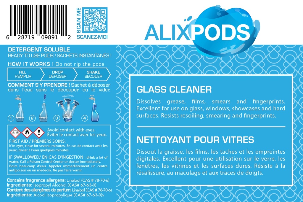 AlixPods Labels 4 x 6"