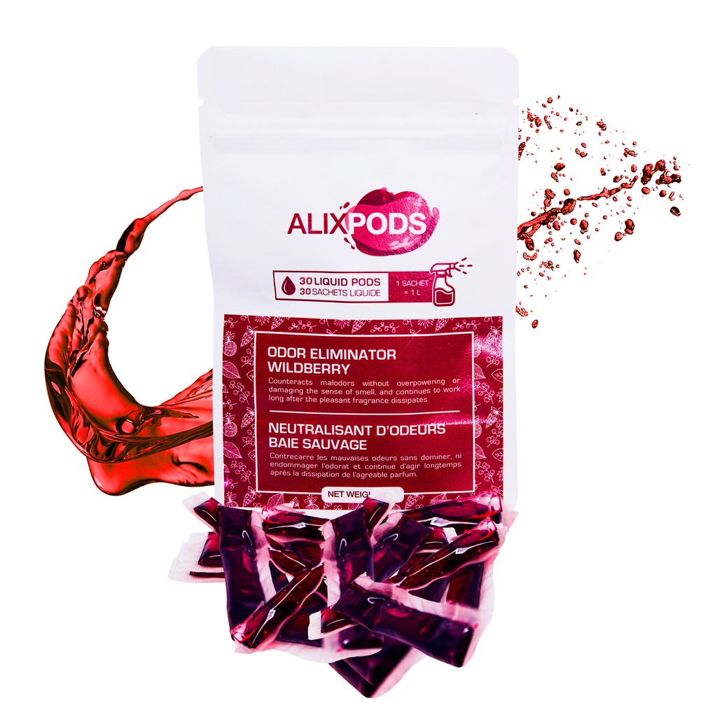 AlixPods Odor Eliminator Wildberry - 100 Pods