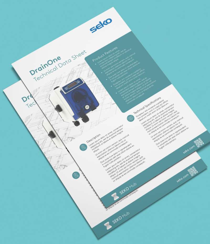 Système de dosage minuté pour drains DrainOne Seko