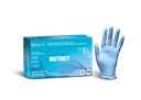 NITRO 4 Disposable medical nitrile gloves 4mil blue powder free medium 100/box