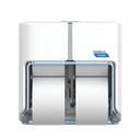 Four roll high capacity toilet paper dispenser