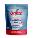 Lingettes humides désinfectantes pour surfaces dures
