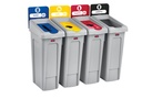 Slim Jim recycling station 4 stream landfill/paper/plastic/cans