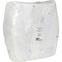 Guenilles de t-shirt premium blanc 25 lbs