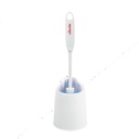 Plastic bowl brush and holder