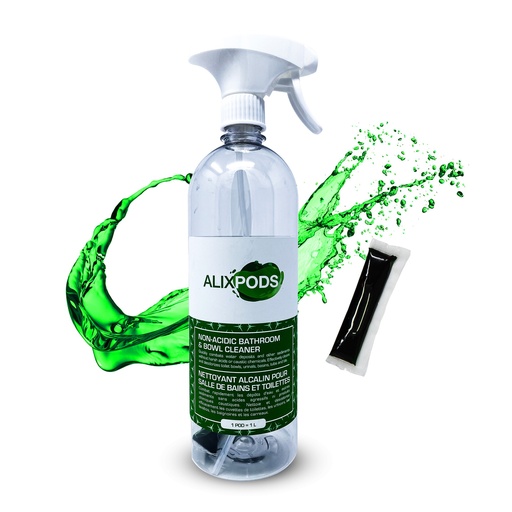 AlixPods Non-Acidic Bathroom & Bowl Cleaner Starter Kit