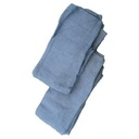 Linges en coton bleus 13 x 18 po, paquet de 10