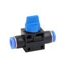 Quick-Connect Shut-Off Valve, Female/Female 8 mm