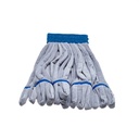 Unger SmartColor RoughMop Microfiber String Mop, Heavy Duty, Blue, Pack of 5