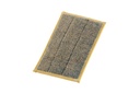 Atlas Graham Wall Hugger Microfiber Pad, Blue and Yellow, 8 in