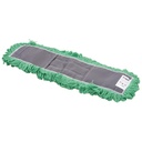 Atlas Graham Electrastat Dust Mop, Green, Slip-On, 5 in Headband, 24 in, for Folding Frames