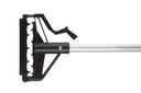 Atlas Graham EZ-Change Wet Mop Handle, Aluminum, 60 in