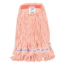 Atlas Graham Medipro Synthetic Wet Mop, Narrow Band, Looped-End, Orange, Medium