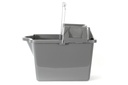 Atlas Graham Plastic Rectangular Bucket and Wringer Combo, 15 qt