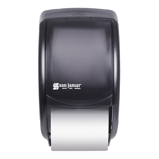 Cascades Pro Double Standard Toilet Paper Dispenser, Grey