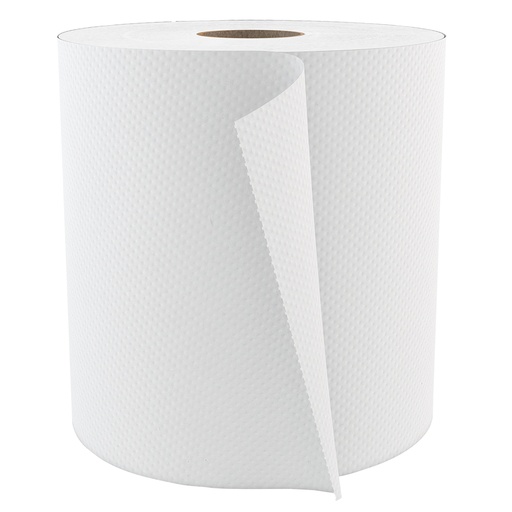 Cascades Pro Pro Select Roll Hand Towels, White, 1-Ply, 6 Rolls x 800 ft, Case of 6