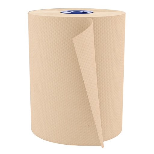 Cascades Pro Pro Perform Tandem Roll Hand Towels, Natural, 1-Ply, 12 Rolls x 600 ft, Case of 12
