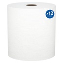 Kleenex Hard Roll Paper Towels, White, 1-Ply, 425 ft, Case of 12