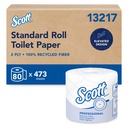 Scott Essential Standard Roll Bathroom Tissue, 2-Ply, 473 Sheets, Case of 80