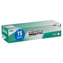 Kimtech Science Kimwipes Delicate Task Wipers, White, 14.7 x 16.6 in, 140 Sheets per Box, Case of 15