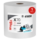 WypAll X70 Medium Duty Wipers, White, 870 Sheets, Jumbo Roll