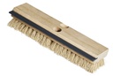M2 Professional Utility Deck Scrub Brush with Squeegee, Natural Fibre, White