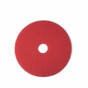 3M Scotch-Brite Buffing Floor Pad, 11 in, Red