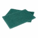3M Scotch-Brite Heavy-Duty Scouring Pad, Green, 6 in x 9 in, Pack of 12