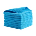 Rubbermaid Commercial Light-Duty Microfiber Cloth, 12 x 12 in, Blue