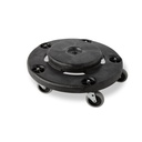 Rubbermaid Commercial Brute Container Dolly, for 20, 32 and 44 US Gal Containers, Black