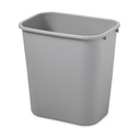 Rubbermaid Commercial Soft Wastebasket, Medium, Grey