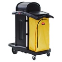 Rubbermaid Commercial High-Security Service Cart, Black