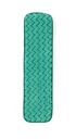 Rubbermaid Commercial HYGEN Microfiber Sweeping Pad, 18 in, Green