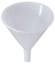 Advantage Maintenance Plastic Funnel, White, 32 oz