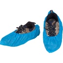 AMG Medical MedPro Plastic Shoe Covers, Blue, Case of 500