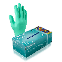 Aurelia Perform Nitrile Gloves, Green, Small, Box of 200
