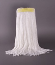 Synthetic Floor Finish Mop, White, Narrow Band, Cut End, 20 oz